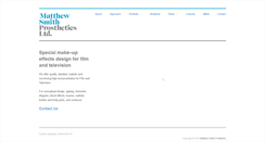Desktop Screenshot of mattsmithfx.com